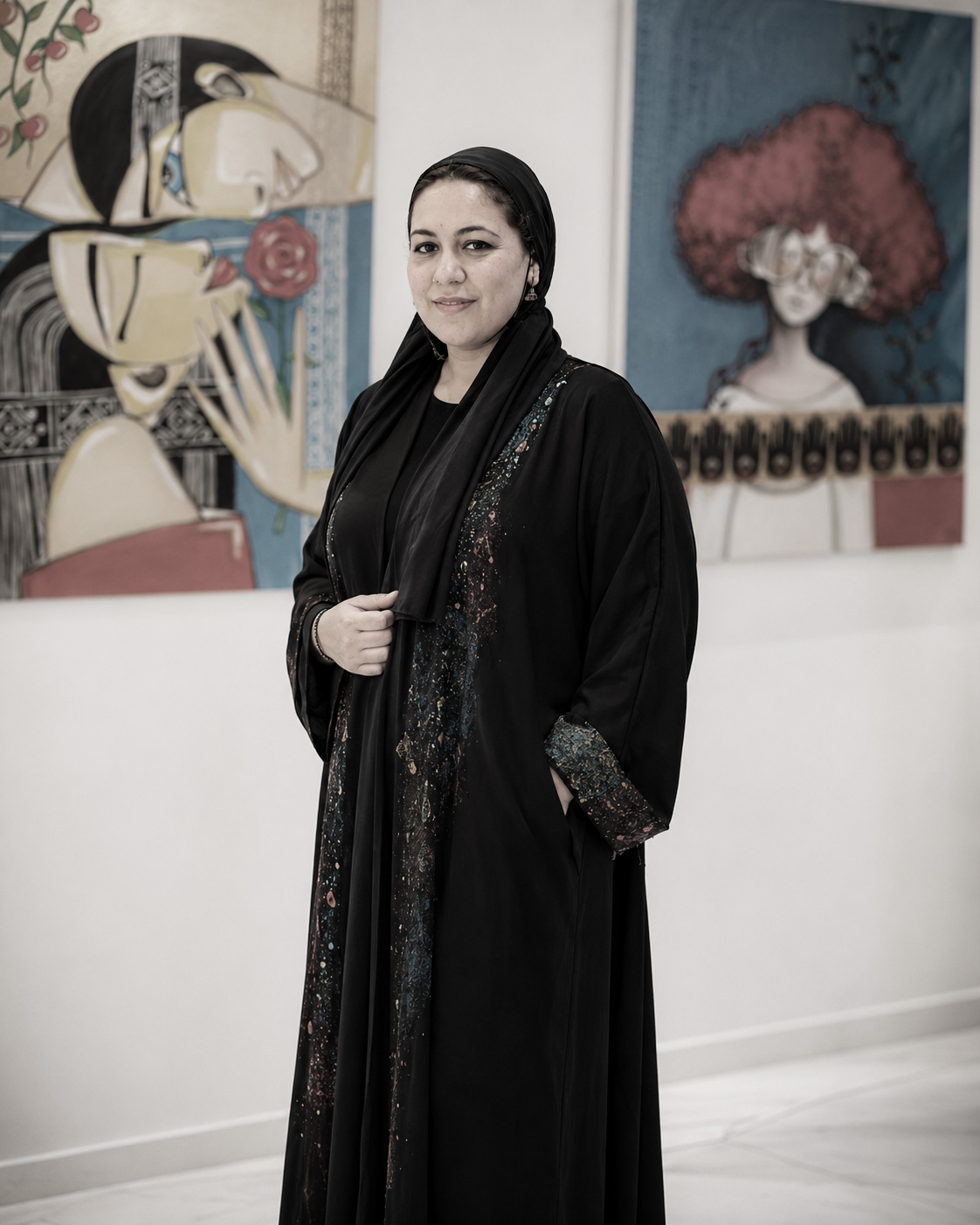 Nagwan Magdy, Cairo-based painter and educator