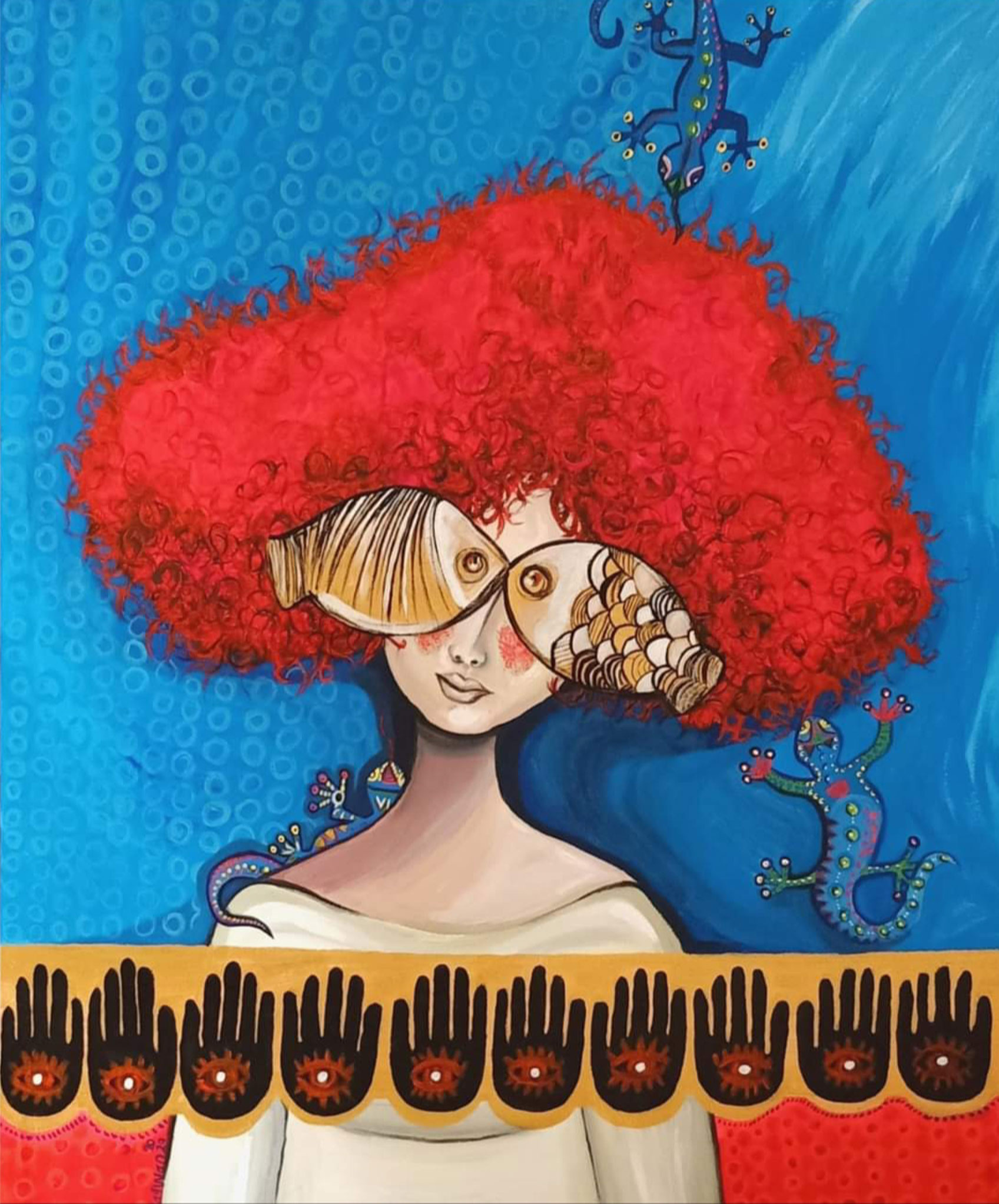 Red Crown by Nagwan Magdy